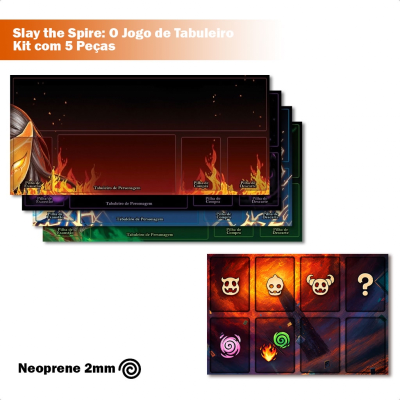 5 Playmats Para Slay The Spire: O Jogo De Tabuleiro