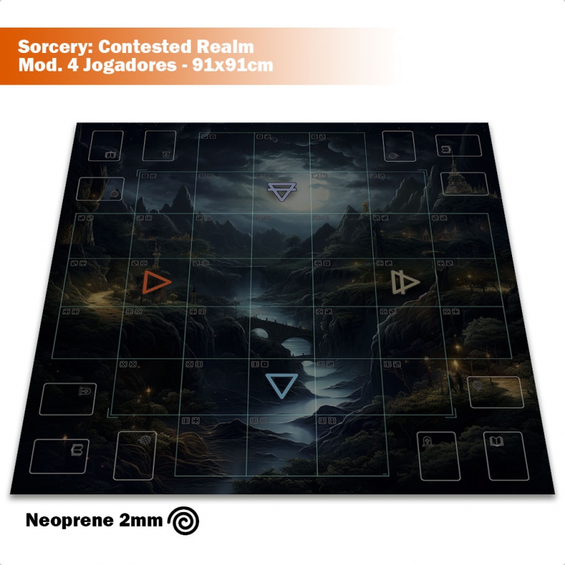 Playmat Sorcery: Contested Realm - Modelo 4 Jogadores