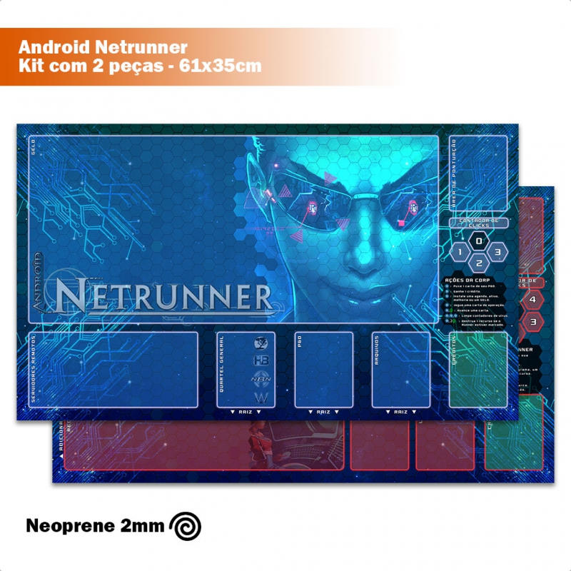 2 Playmats Android Netrunner